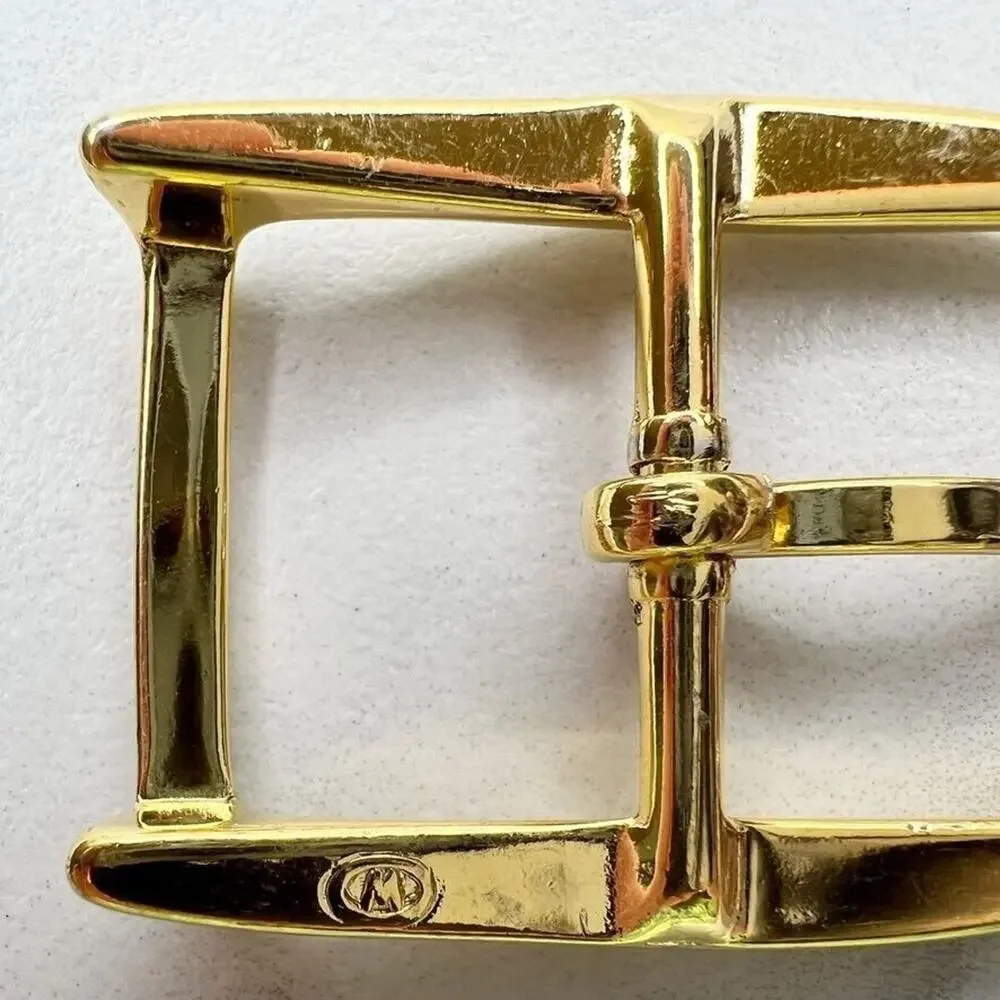 Vintage Gold Tone Simple Basic Belt Buckle for up to 1 Inch Belt